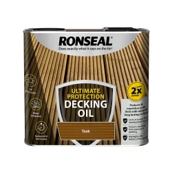 Ronseal Ultimate Protection Decking Oil Teak - 2.5L