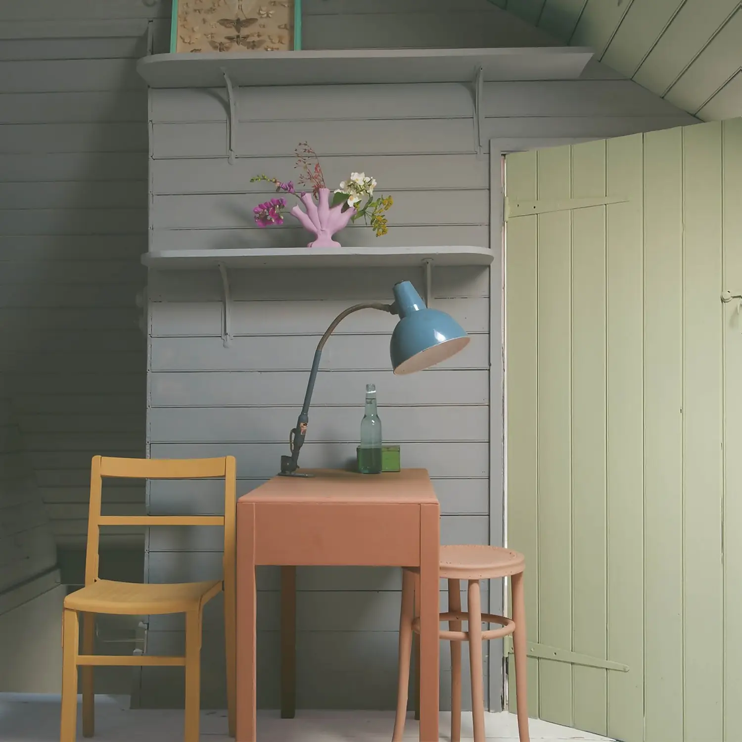 Farrow & Ball Estate Matt Emulsion Paint Manor House Gray - Tester 100ml 2 Farrow & Ball Estate Matt Emulsion Paint Manor House Gray - Tester 100ml - Image 2