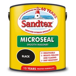 Sandtex® Ultra Smooth Masonry Paint Black - 2.5L 17 Sandtex® Ultra Smooth Masonry Paint Black - 2.5L -Paint And Decorating 12806289 1804871255885295