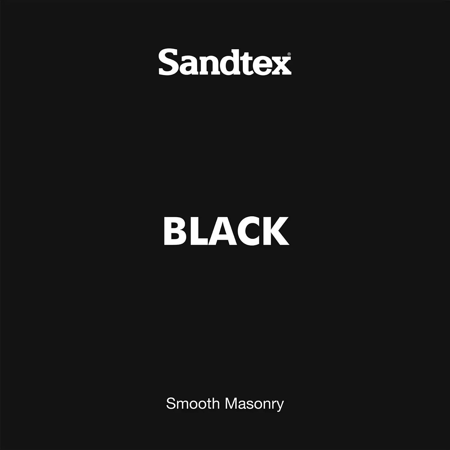 Sandtex® Ultra Smooth Masonry Paint Black - 2.5L 9 Sandtex® Ultra Smooth Masonry Paint Black - 2.5L - Image 9