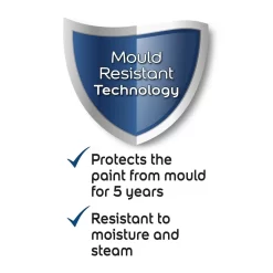 Dulux Easycare Bathroom Silk Paint - Magnolia - 2.5L -Paint And Decorating 12806342 5624833236176527