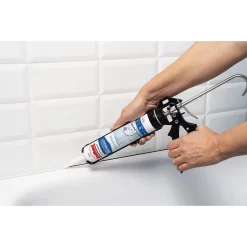 UniBond Healthy Kitchen & Bathroom Silicone Sealant Anti Mould White Cartridge 274g -Paint And Decorating 12806853 1515032993925226