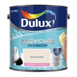 Dulux Easycare Bathroom Almond White Soft Sheen Paint - 2.5L -Paint And Decorating 12808178 2004833203499705