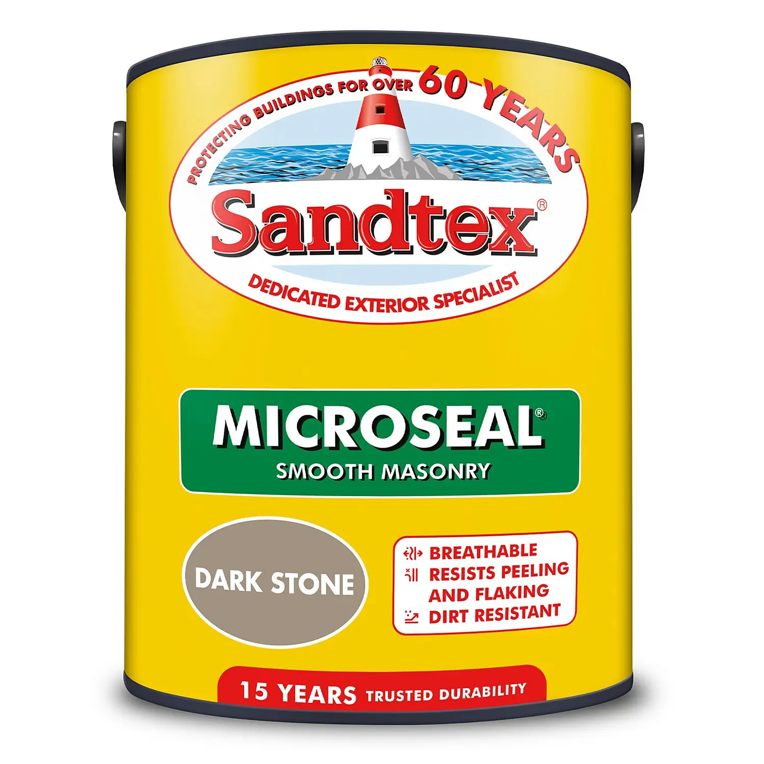 Sandtex® Ultra Smooth Masonry Paint Dark Stone - 5L 8 Sandtex® Ultra Smooth Masonry Paint Dark Stone - 5L - Image 8