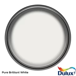 Dulux Easycare Bathroom Pure Brilliant White - Soft Sheen Paint - 1L -Paint And Decorating 12808305 1114832978036682
