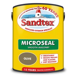 Sandtex® Ultra Smooth Masonry Paint Olive - 5L 17 Sandtex® Ultra Smooth Masonry Paint Olive - 5L -Paint And Decorating 12808376 2034871500196217