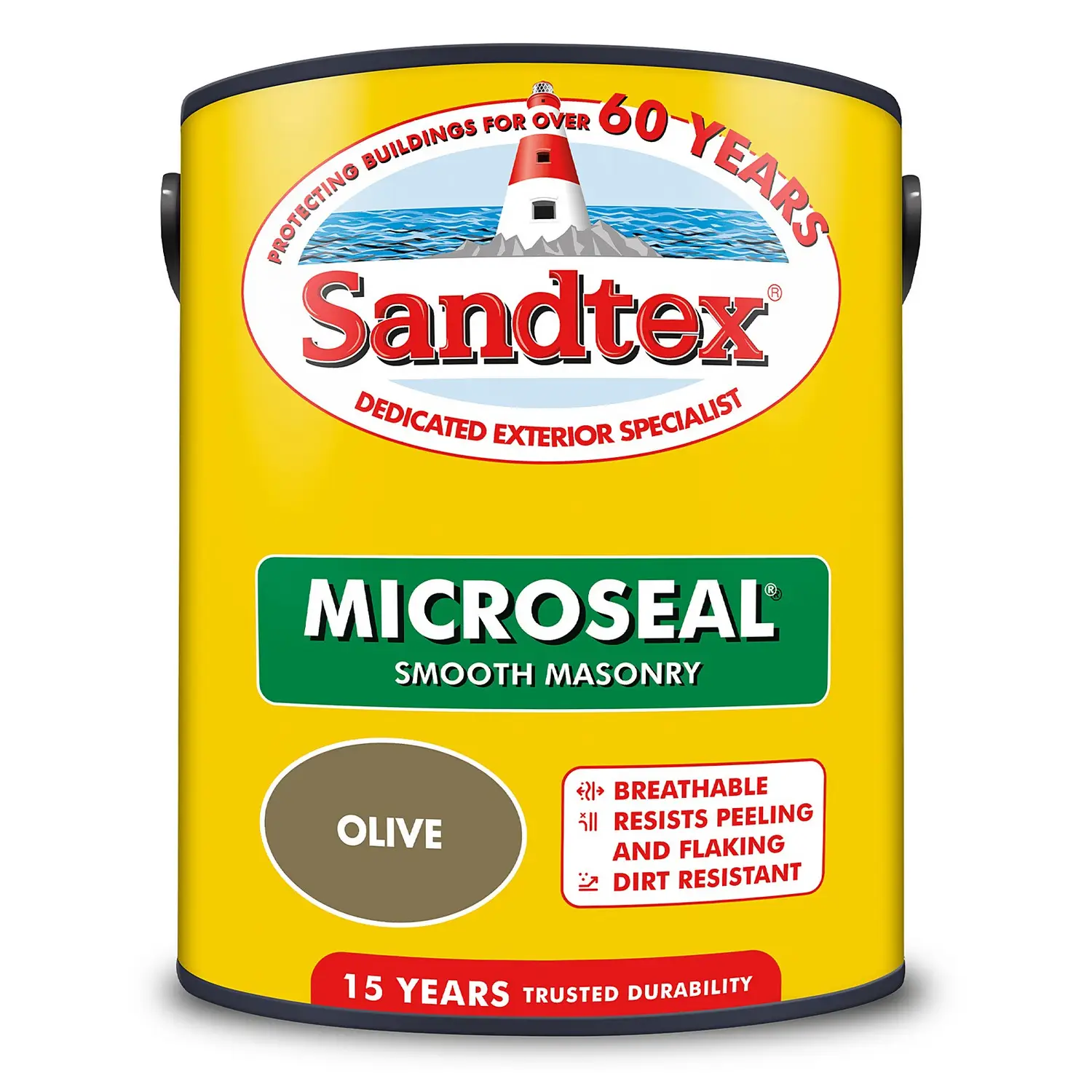 Sandtex® Ultra Smooth Masonry Paint Olive - 5L 8 Sandtex® Ultra Smooth Masonry Paint Olive - 5L - Image 8