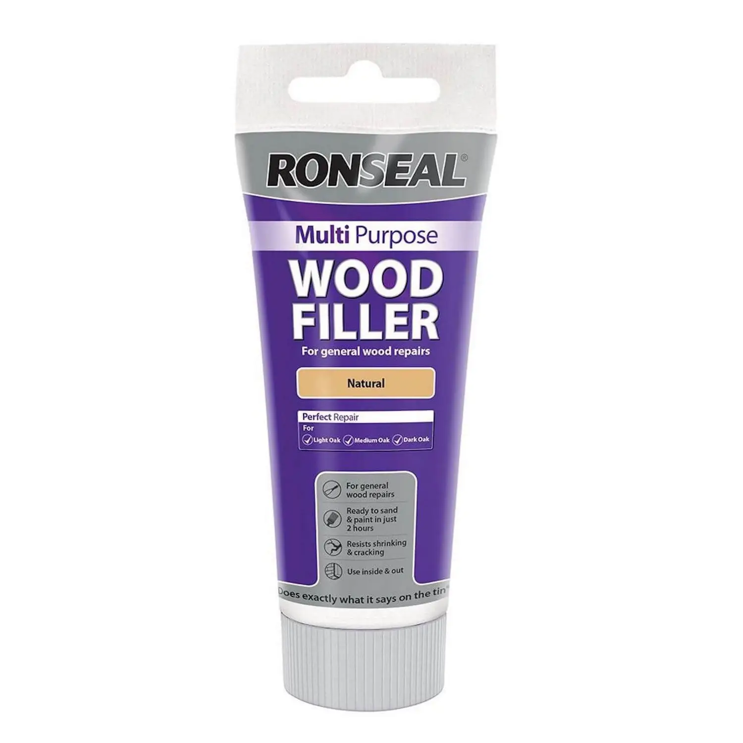 Ronseal Multipurpose Wood Filler Tub - Natural - 325g 1 Ronseal Multipurpose Wood Filler Tub - Natural - 325g