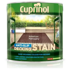 Cuprinol Anti Slip Decking Stain - American Mahogany - 2.5L