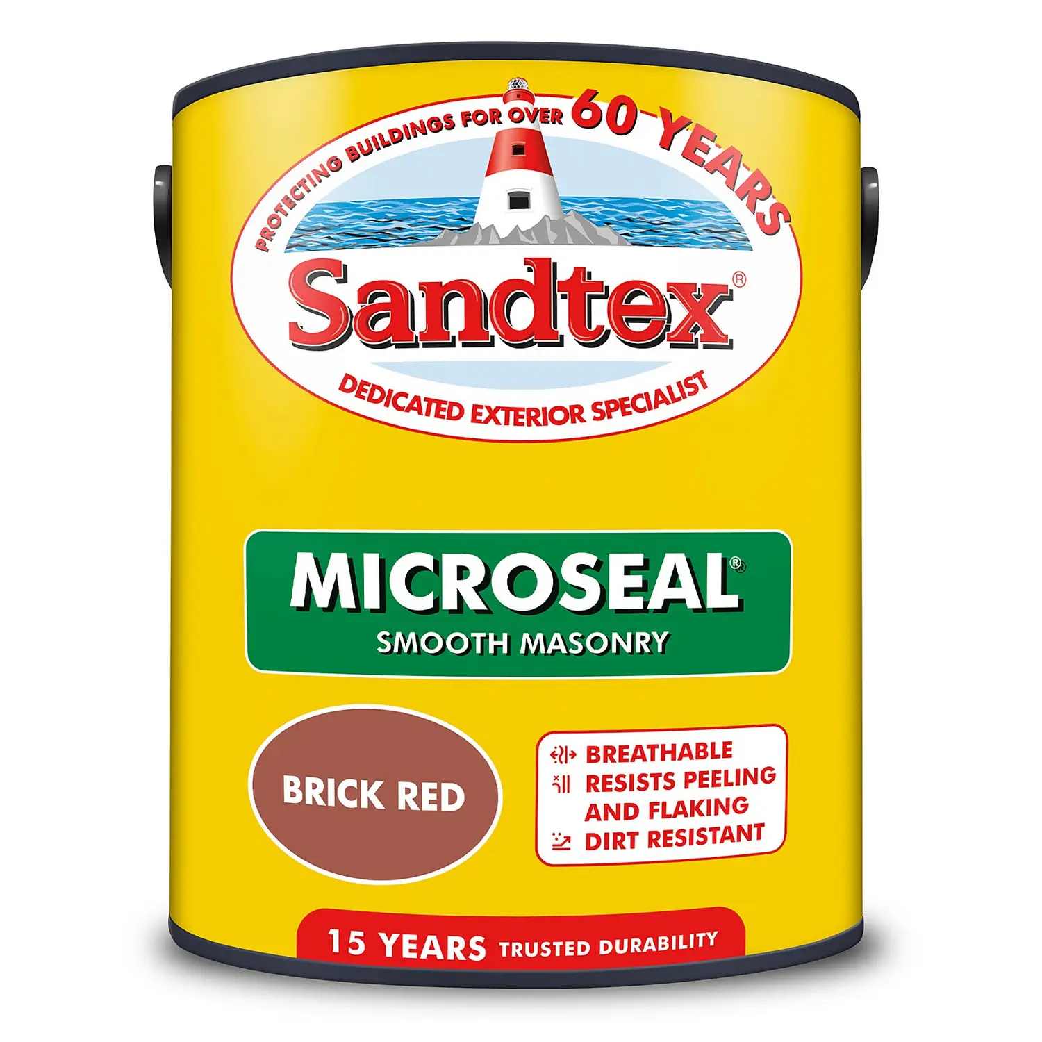 Sandtex® Ultra Smooth Masonry Paint Brick Red - 5L 8 Sandtex® Ultra Smooth Masonry Paint Brick Red - 5L - Image 8