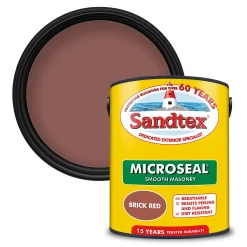 Sandtex® Ultra Smooth Masonry Paint Brick Red - 5L