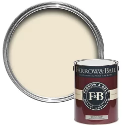 Farrow & Ball Eco Exterior Matt Masonry Paint No.2002 White Tie - 5L