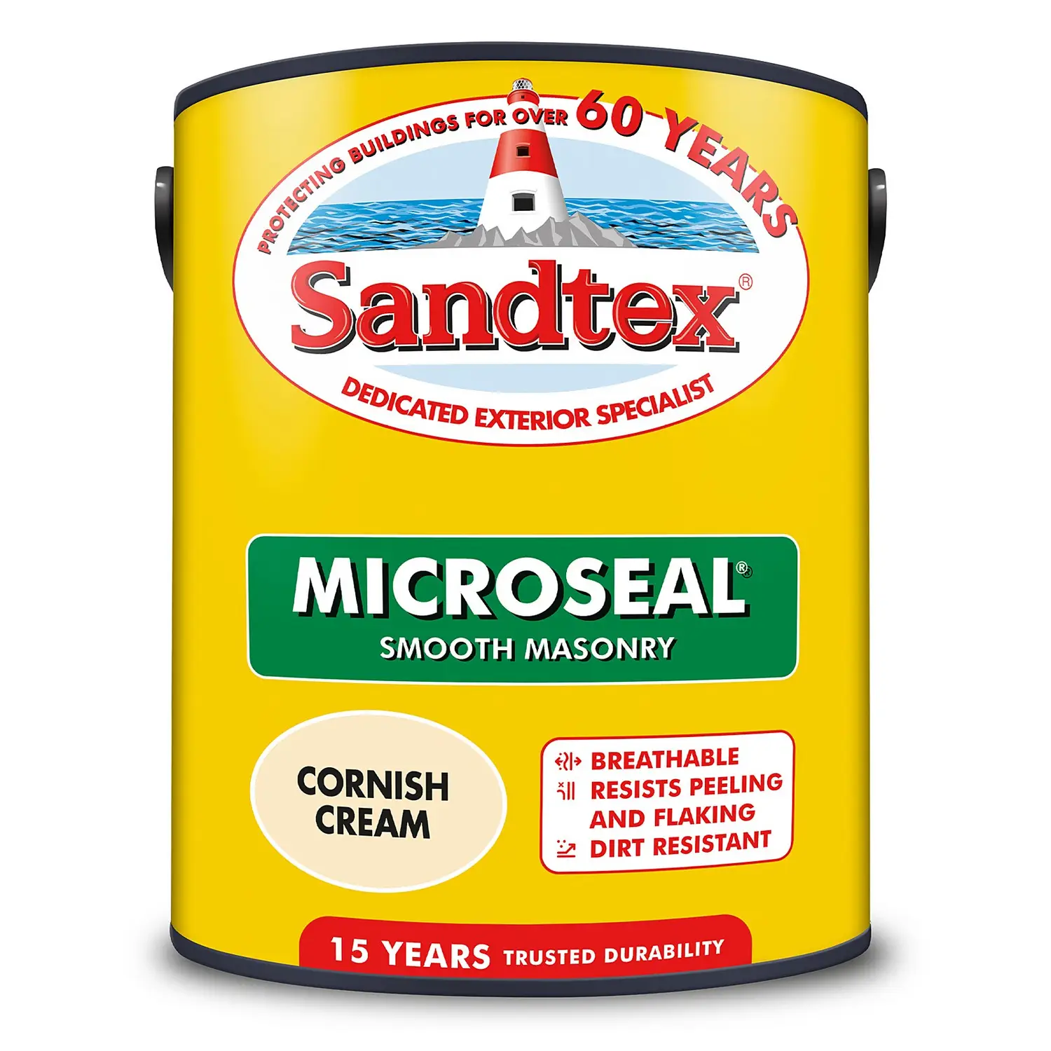 Sandtex® Ultra Smooth Masonry Paint Cornish Cream - 5L 8 Sandtex® Ultra Smooth Masonry Paint Cornish Cream - 5L - Image 8