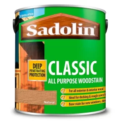 Sadolin Classic All Purpose Woodstain Natural - 2.5L -Paint And Decorating 12813205 7734951404451878