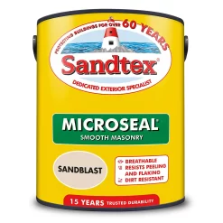 Sandtex® Ultra Smooth Masonry Paint Sandblast - 5L -Paint And Decorating 12813208 7334871565139734