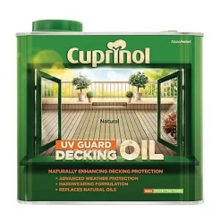 Cuprinol UV Guard Decking Oil - Natural - 2.5L