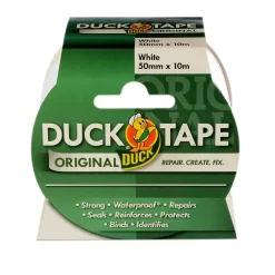 Duck Original Tape White - 50mm X 10m