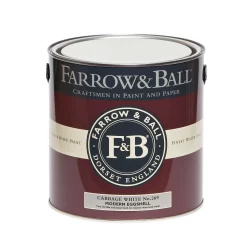 Farrow & Ball Modern Eggshell Paint Cabbage White - 2.5L -Paint And Decorating 12818867 9864952650049688
