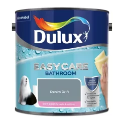 Dulux Easycare Bathroom Denim Drift Soft Sheen Paint - 2.5L -Paint And Decorating 12819357 3124833220576005