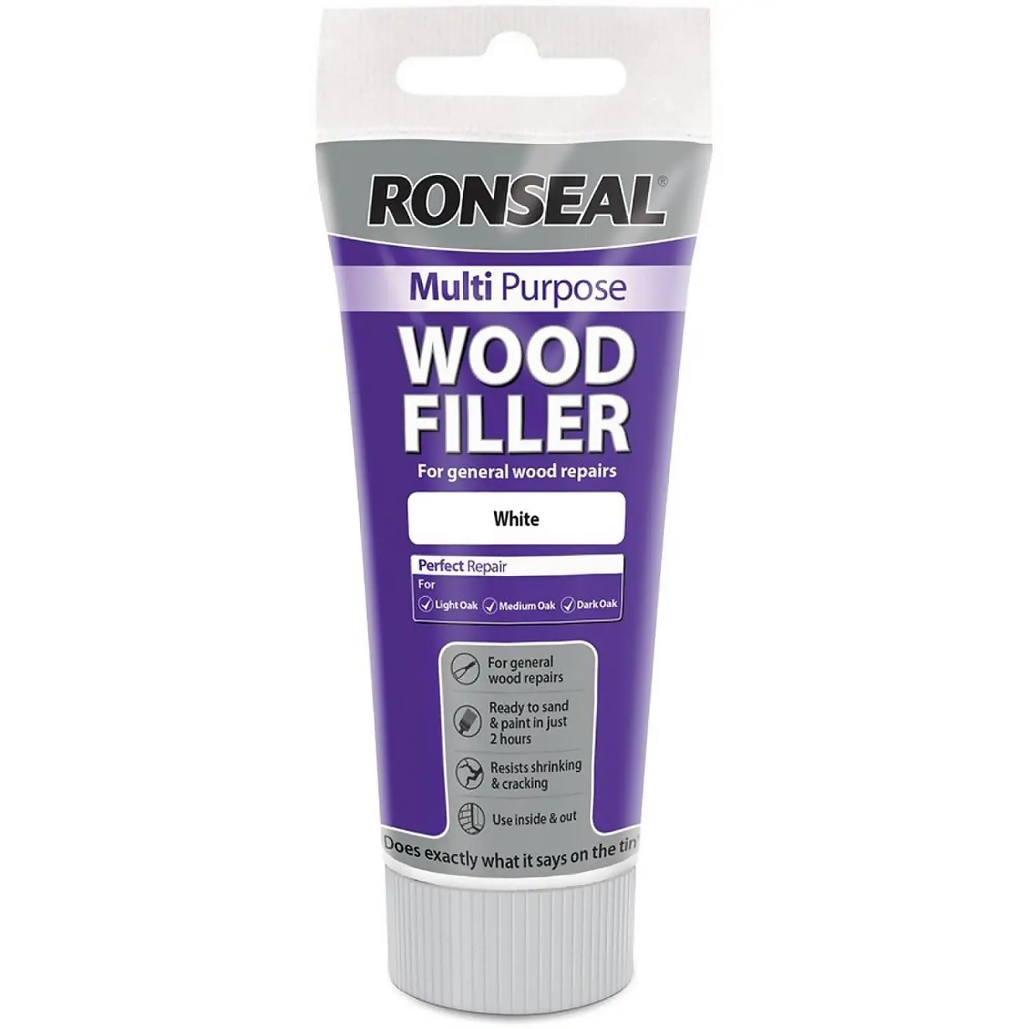 Ronseal Multipurpose Wood Filler Tube - White -100g 1 Ronseal Multipurpose Wood Filler Tube - White -100g