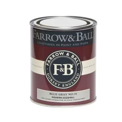 Farrow & Ball Modern Eggshell Paint Blue Gray - 750ml -Paint And Decorating 12819665 2184952653476114