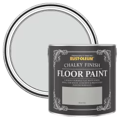 Rust-Oleum Chalky Floor Paint Winter Grey - 2.5L