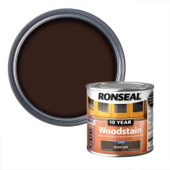 Ronseal 10 Year Woodstain Dark Oak Satin - 250ml