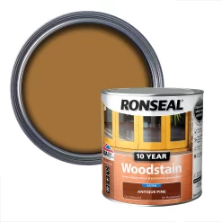 Ronseal 10 Year Woodstain Antique Pine Satin - 750ml