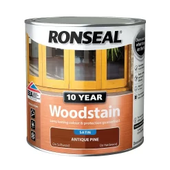 Ronseal 10 Year Woodstain Antique Pine Satin - 2.5L -Paint And Decorating 12820833 1524951654609776