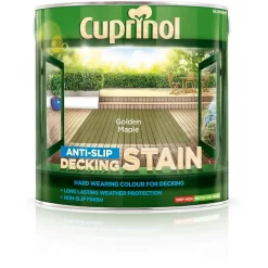 Cuprinol Anti Slip Decking Stain Golden Maple - 2.5L