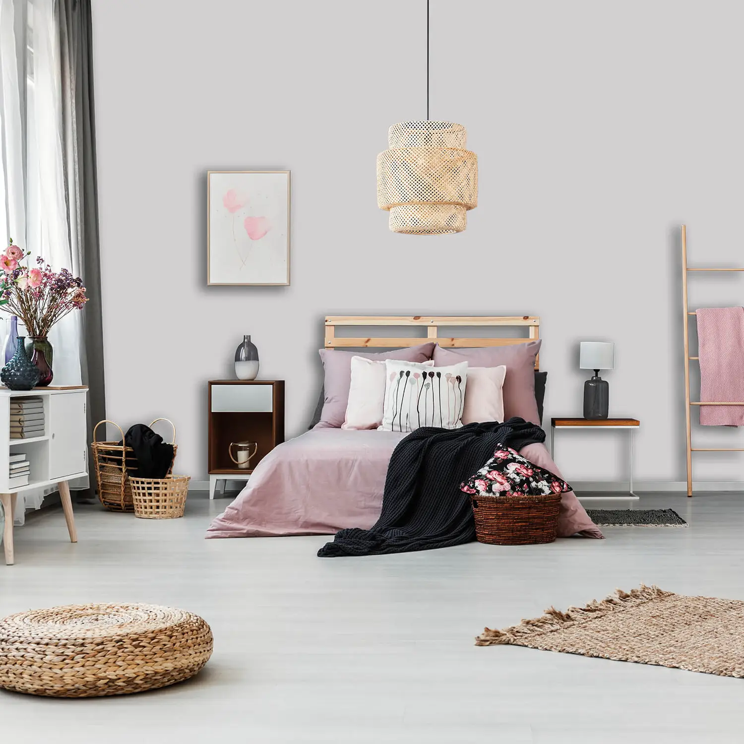 Homebase Tough & Durable Matt Paint Grey Dawn - 2.5L 3 Homebase Tough & Durable Matt Paint Grey Dawn - 2.5L - Image 3