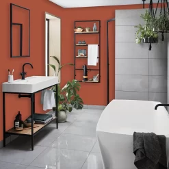 Homebase Bathroom Mid Sheen Paint - Orange Glow 2.5L 5 Homebase Bathroom Mid Sheen Paint - Orange Glow 2.5L -Paint And Decorating 12832704 6094832981701962