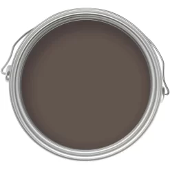 Homebase Smooth Masonry Paint - Bitter Chocolate 2.5L