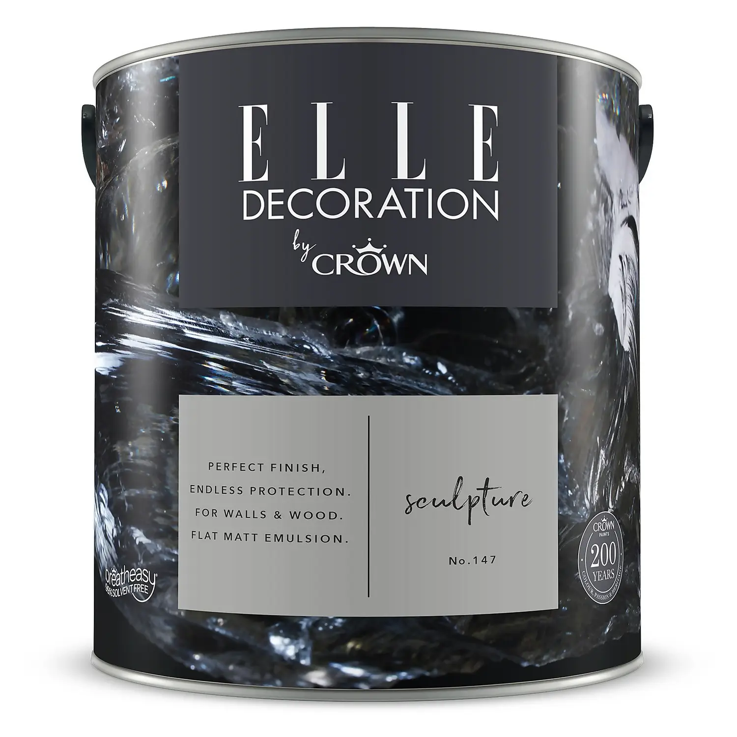 ELLE Decoration By Crown Flat Matt Paint Sculpture - 2.5L 7 ELLE Decoration By Crown Flat Matt Paint Sculpture - 2.5L - Image 7