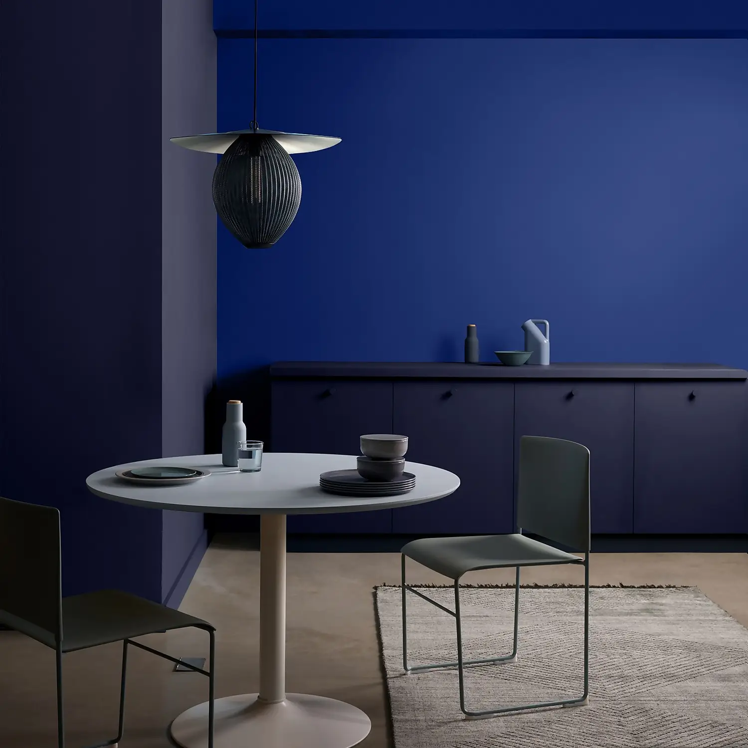 ELLE Decoration By Crown Flat Matt Paint Into The Blue - 2.5L 2 ELLE Decoration By Crown Flat Matt Paint Into The Blue - 2.5L - Image 2