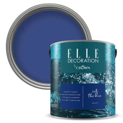 ELLE Decoration By Crown Flat Matt Paint Into The Blue - 2.5L