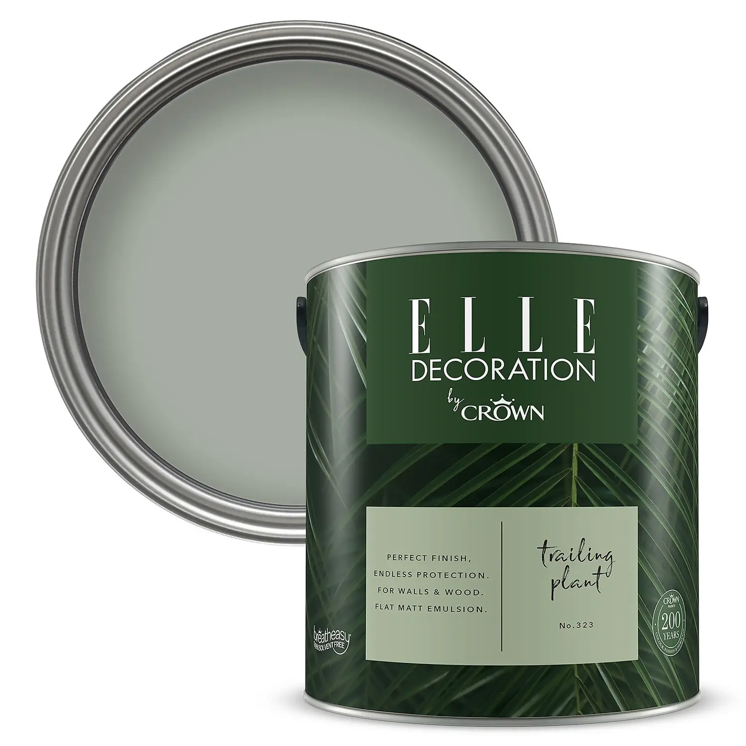 ELLE Decoration By Crown Flat Matt Paint Trailing Plant - 2.5L 1 ELLE Decoration By Crown Flat Matt Paint Trailing Plant - 2.5L