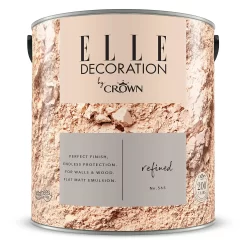 ELLE Decoration By Crown Flat Matt Paint Refined - 2.5L -Paint And Decorating 12834656 3254873588309866