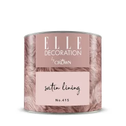 ELLE Decoration By Crown Flat Matt Paint Satin Lining - Tester 125ml -Paint And Decorating 12834954 1164873907385321