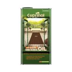 Cuprinol UV Guard Decking Oil - Teak - 5L