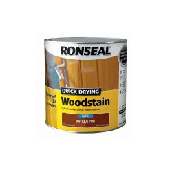 Ronseal Quick Drying Woodstain Antique Pine Satin - 2.5L -Paint And Decorating 12837750 1244949525098014
