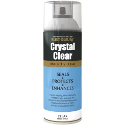 Rust-Oleum Matt Spray Paint - Crystal Clear - 400ml