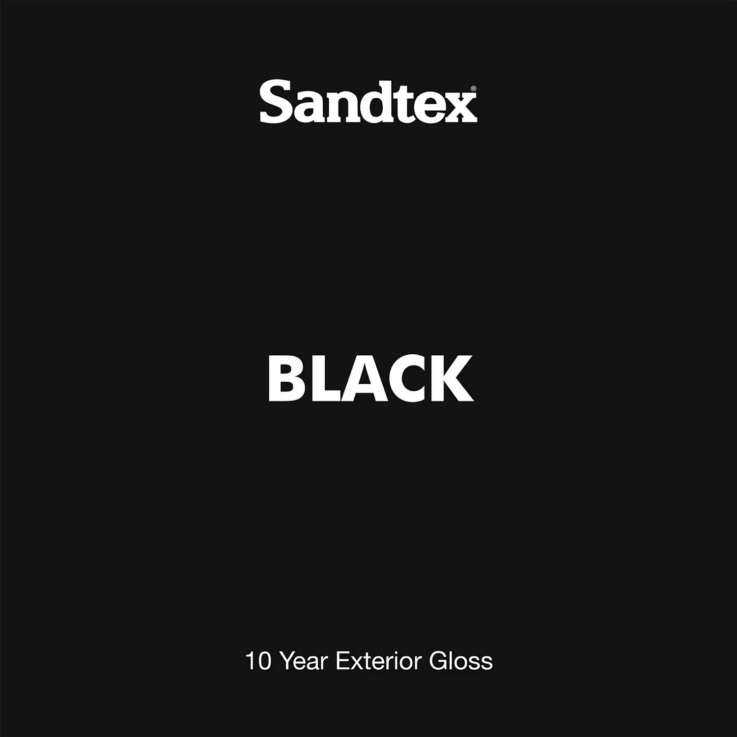 Sandtex® Exterior 10 Year Gloss Paint Charcoal Black - 750ml 8 Sandtex® Exterior 10 Year Gloss Paint Charcoal Black - 750ml - Image 8