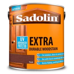 Sadolin Extra Durable Woodstain Teak - 2.5L -Paint And Decorating 12842816 5154951407175113