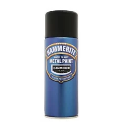 Hammerite Black - Hammered Exterior Aerosol Paint - 400ml