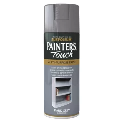 Rust-Oleum Gloss Spray Paint - Dark Grey - 400ml