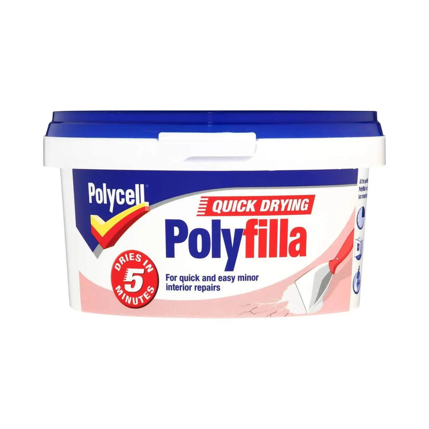 Polycell Quick Dry Polyfilla - 500g 1 Polycell Quick Dry Polyfilla - 500g
