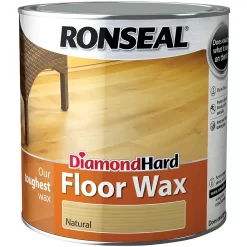 Ronseal Diamond Hard Floor Wax - Natural - 2.5L