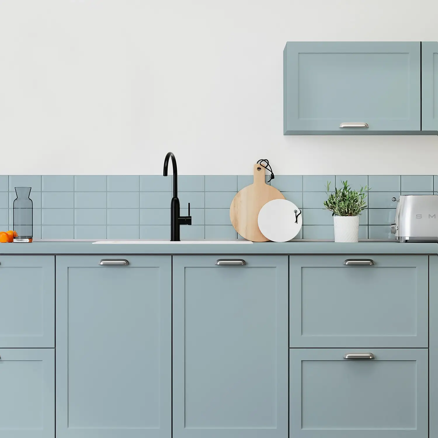 Maison Deco Refresh Kitchen Cupboards, Worktops & Splashbacks Paint Glacier Blue - 2L 3 Maison Deco Refresh Kitchen Cupboards, Worktops & Splashbacks Paint Glacier Blue - 2L - Image 3