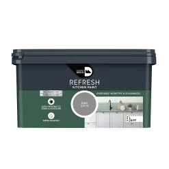 Maison Deco Refresh Kitchen Cupboards, Worktops & Splashbacks Paint Zinc - 2L